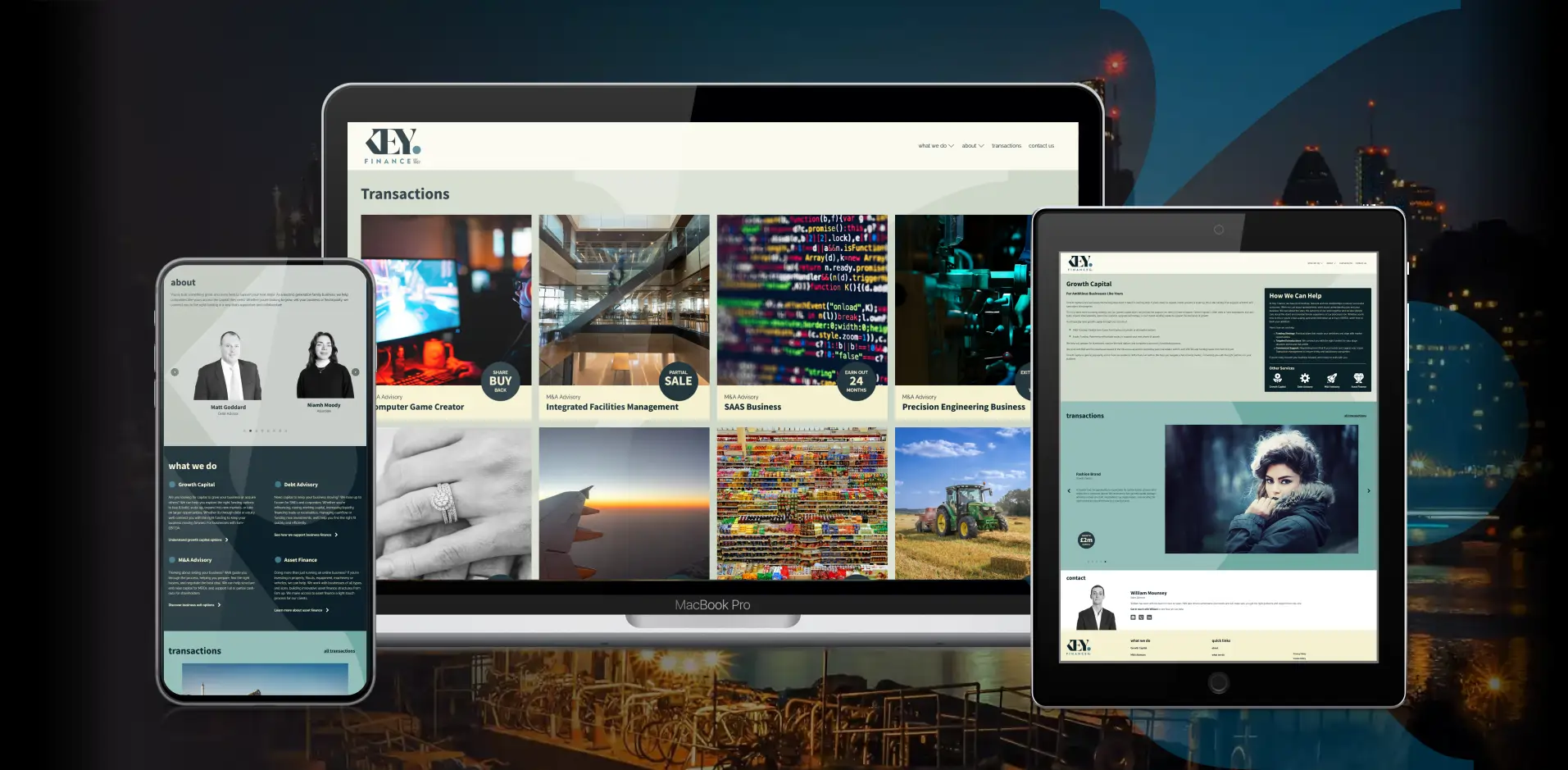 Key Finance - Website - Branding - Asset Design