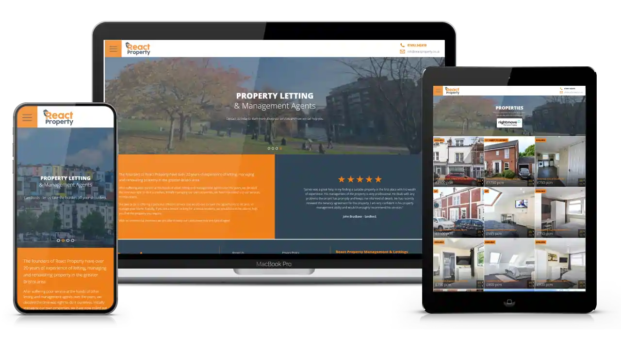 React Property Management and Lettings